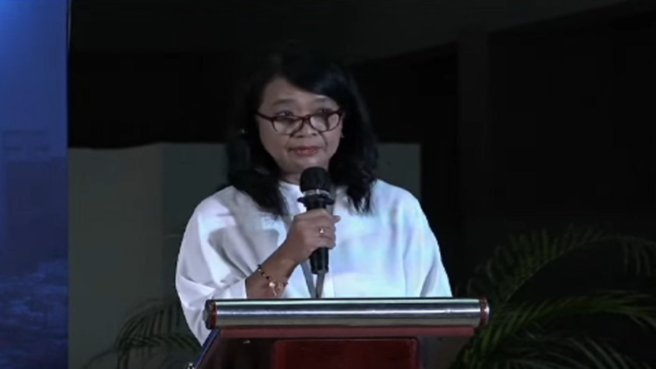Tangkapan layar Direktur Jenderal Cipta Karya Diana Kusumastuti dalam talkshow Hari Habitat Dunia 2023 di Jakarta, Senin (16/10/2023). ANTARA/Aji Cakti