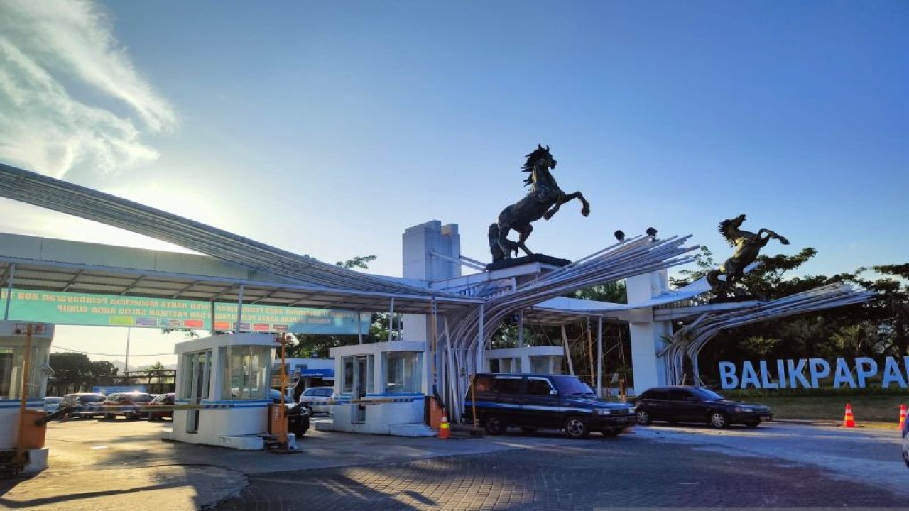 Salah satu sudut Balikpapan di Kalimantan Timur. ANTARA/Novi Abdi