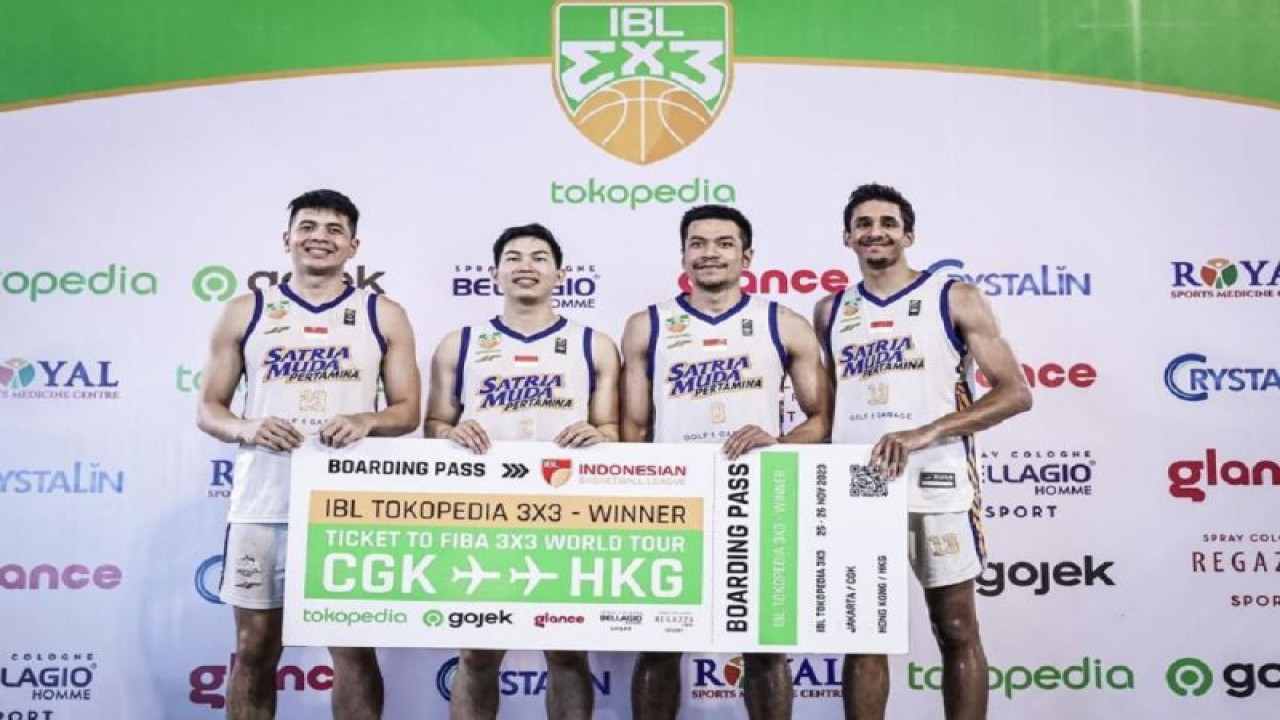 Satria Muda Pertamina Jakarta menjadi juara IBL 3x3 2023 setelah mengalahkan Pelita Jaya Bakrie Jakarta 18-12. ANTARA/HO-IBL