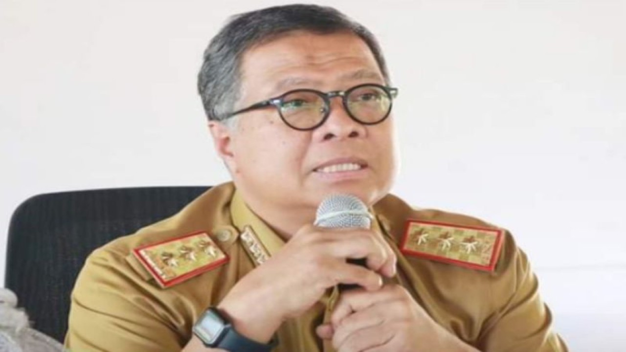 Sekretaris Daerah (Sekda) Provinsi Sulbar Muhammad Idris di Mamuju, Selasa, (17/10/2023) ANTARA Foto/ M Faisal Hanapi