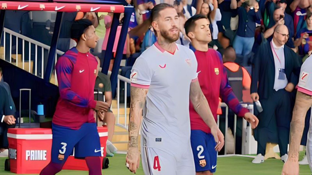 Sergio Ramos saat berseragam Sevilla FC (ANTARA/HO/LALIGA)