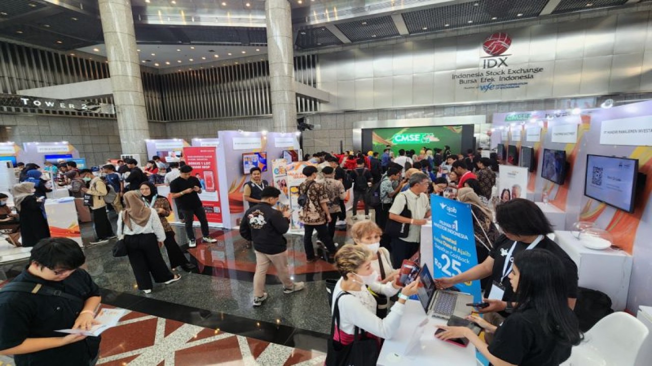 Situasi penyelenggaraan Capital Market Summit and Expo (CMSE) di Jakarta, minggu lalu. ANTARA/HO-Dokumentasi BEI