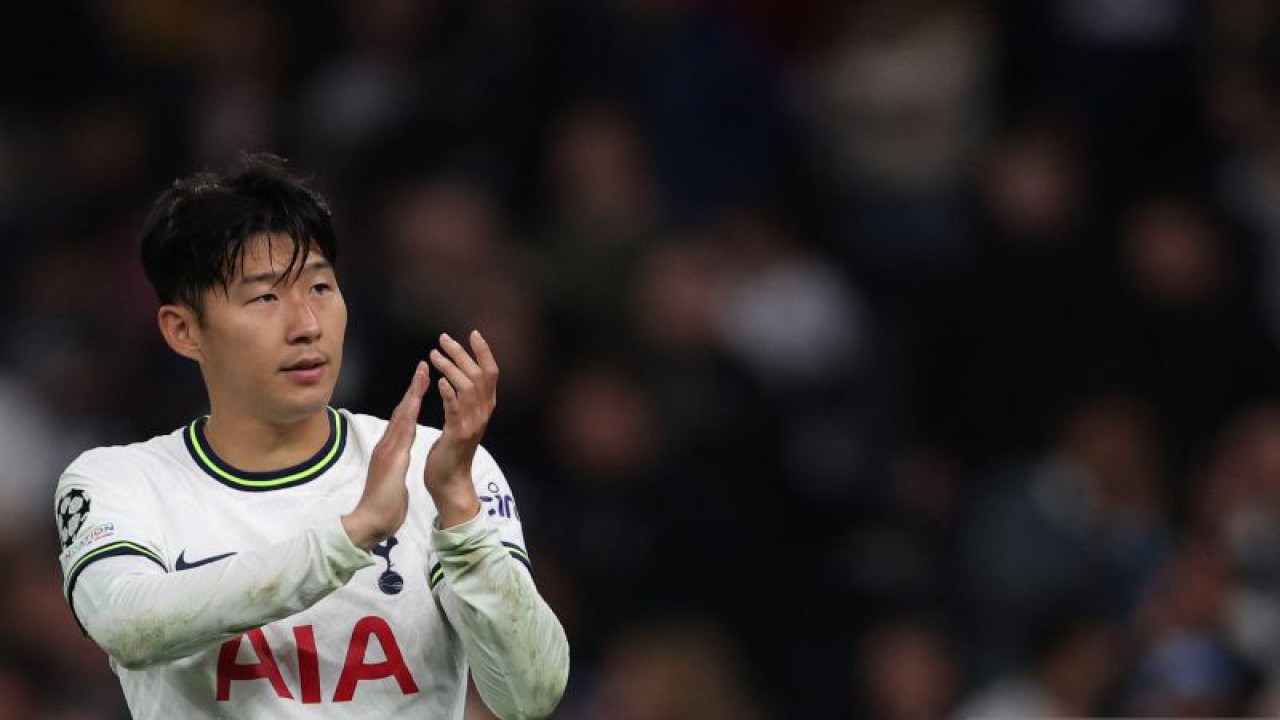 Son Heung-Min. ANTARA/AFP/Adrian DENNIS