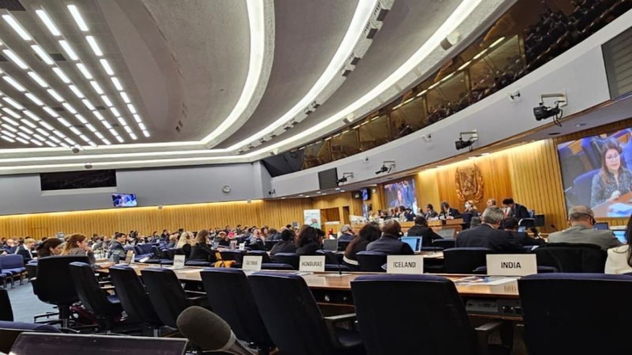 Suasana Sidang Technical Cooperation Committee (TC) ke-73 di Markas Besar IMO, London, Inggris. ANTARA/HO-Ditjen Perhubungan Laut