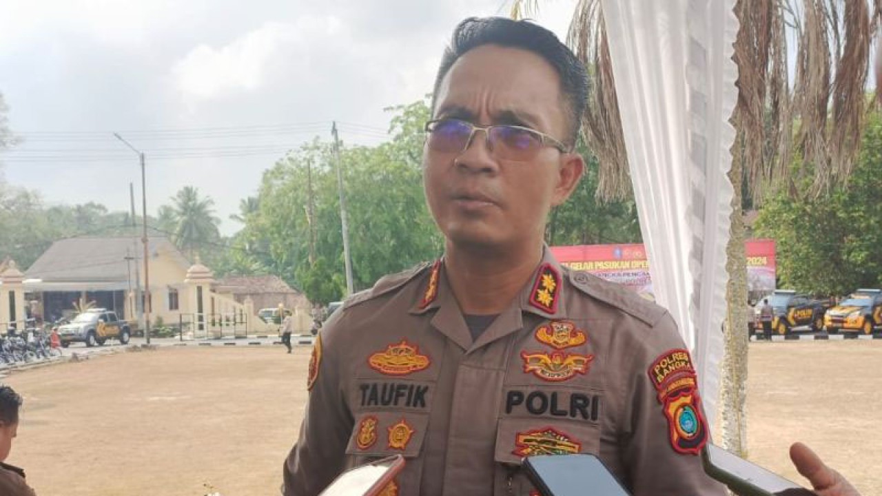 Kapolres Bangka AKBP Taufik Noor Isya (ANTARA/Kasmono/Ho.Humas Polres Bangka)