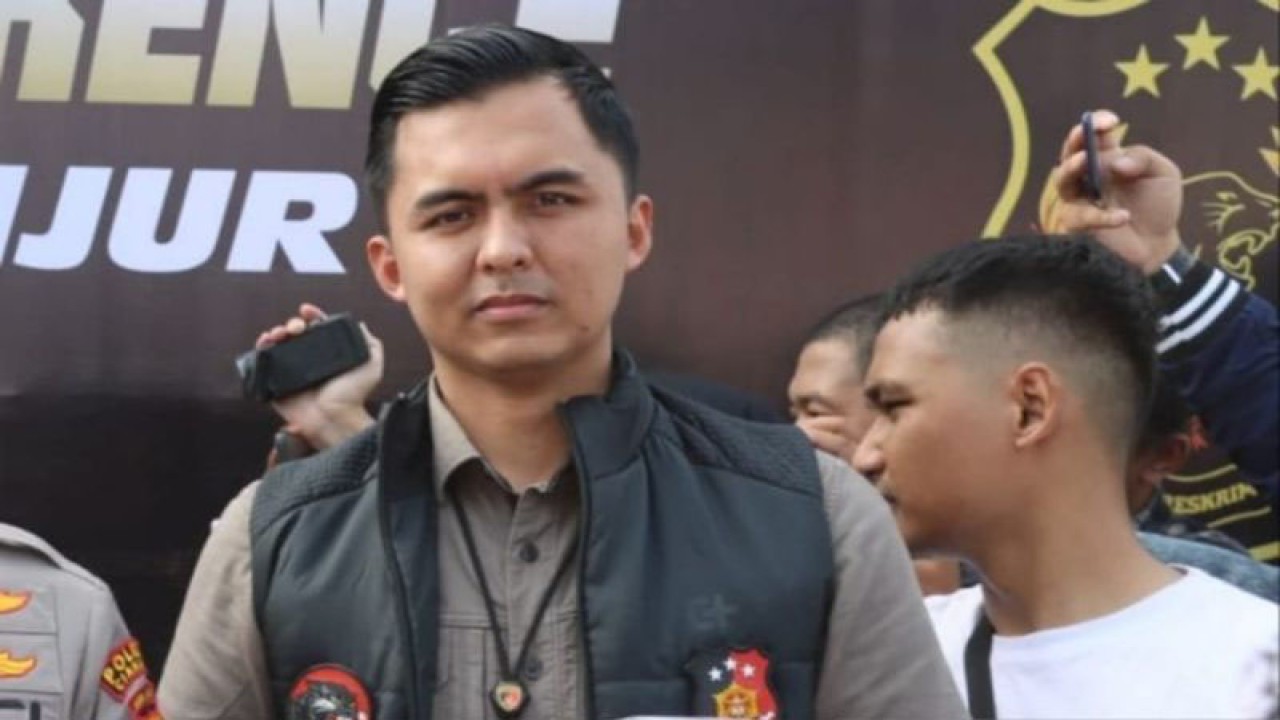 Kasat Reskrim Polres Cianjur, Jawa Barat, Iptu Tono Listianto. ANTARA/Ahmad Fikri.