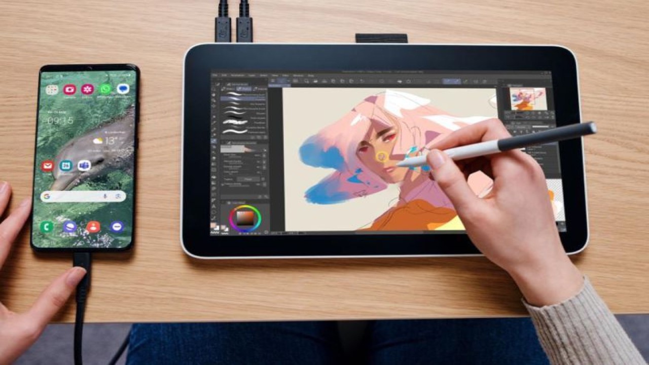 Tampilan Generasi terbaru Wacom One. (ANTARA/HO-PT Datascrip)