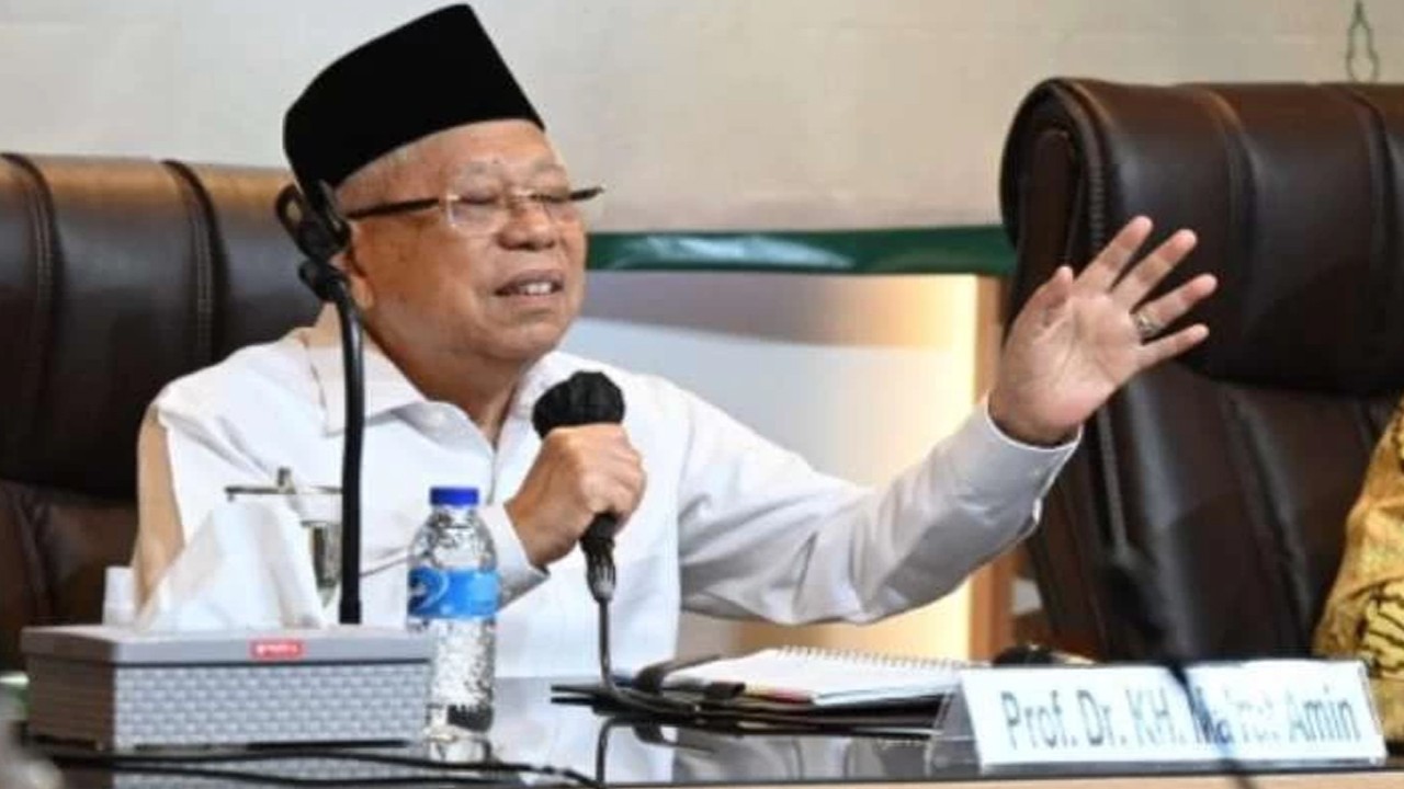 Wapres K.H. Ma'ruf Amin memastikan bahwa dirinya juga akan mengundang ketiga cawapres untuk bertemu. (setwapres)