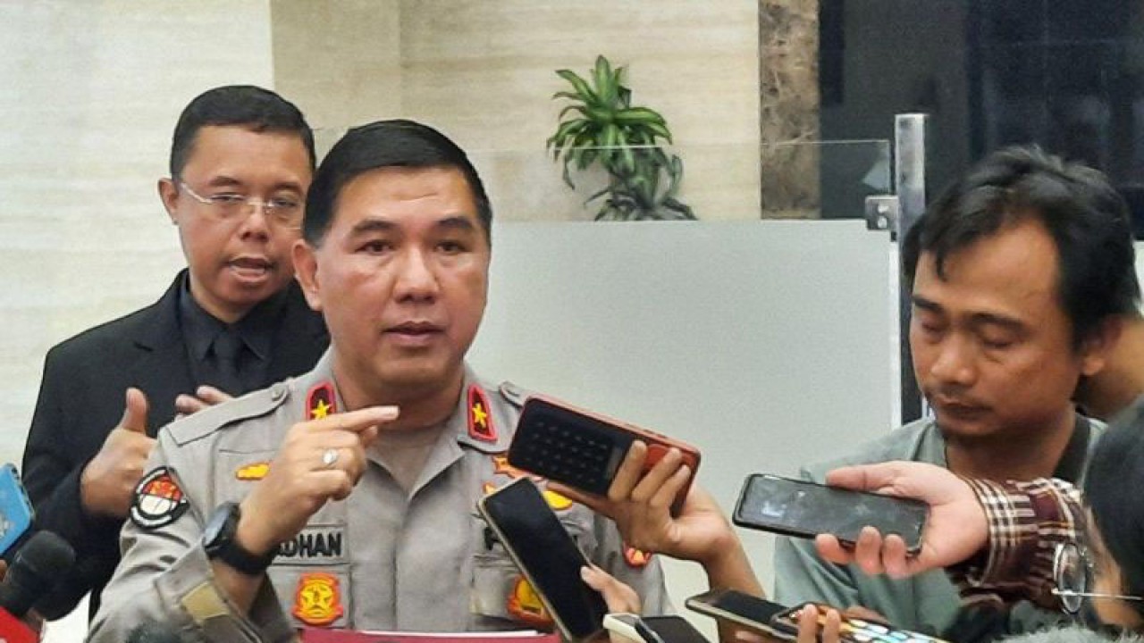 Karopenmas Divisi Humas Polri Brigjen Pol. Ahmad Ramadhan. (ANTARA/Laily Rahmawaty/aa)