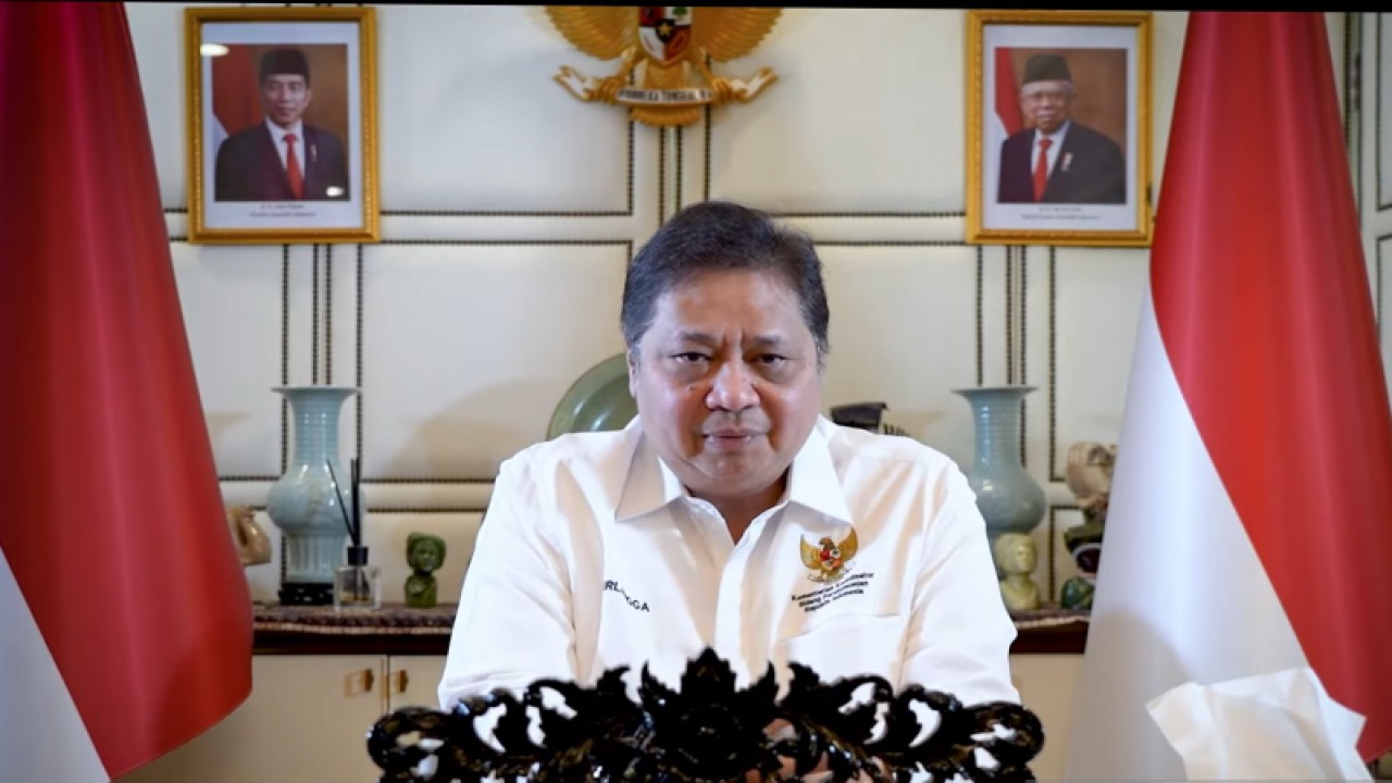 Menteri Koordinator Bidang Perekonomian Airlangga Hartarto menyampaikan bahwa dalam rangkaian pertemuan KTT Kerja Sama Ekonomi Asia-Pasifik (APEC) 2023 di San Fransisco pada 11-17 November lalu, Presiden AS Joe Biden menyatakan dukungan penuh untuk proses keanggotan Indonesia dalam Organisasi Kerja Sama dan Pembangungan Ekonomi (OECD), di Jakarta, Selasa (21/11/2023) ANTARA/Bayu Saputra