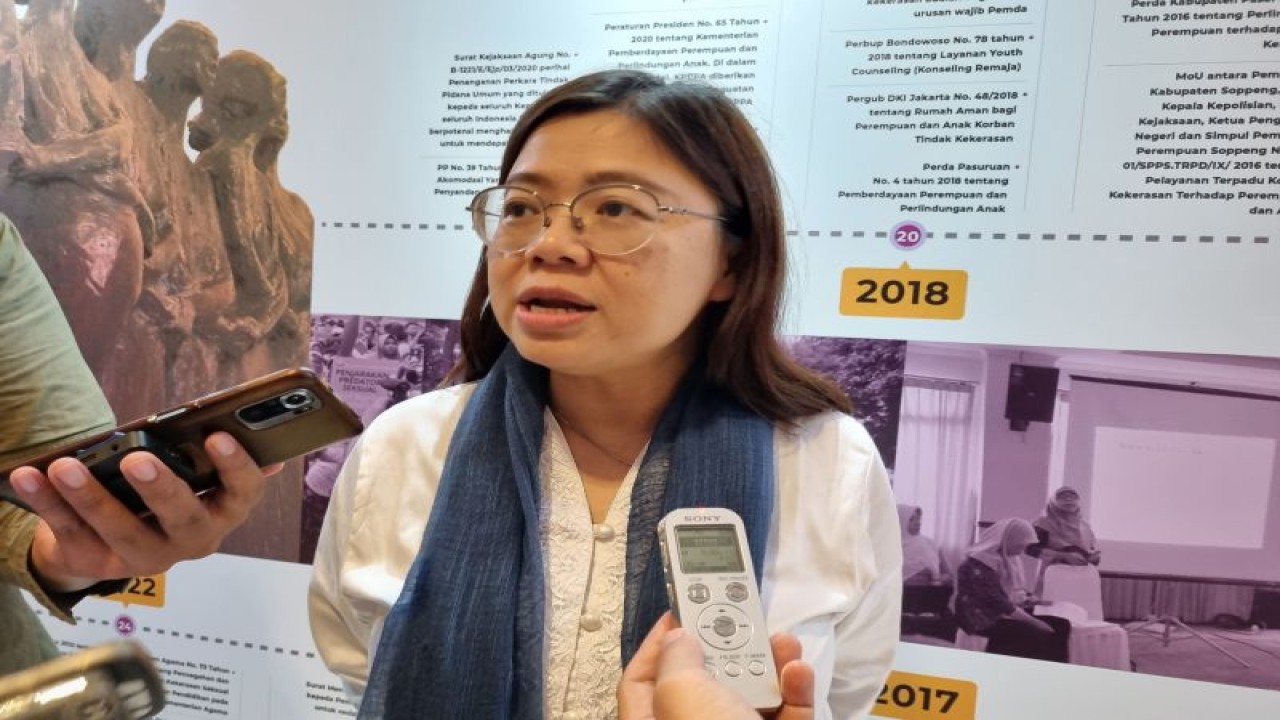 Ketua Komnas Perempuan Andy Yentriyani. (ANTARA/ Anita Permata Dewi)