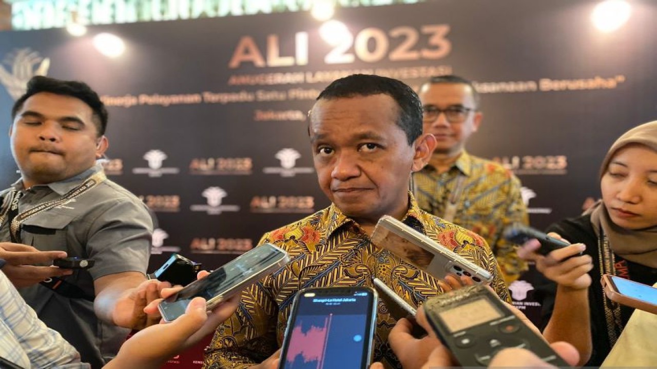 Menteri Investasi/Kepala BKPM Bahlil Lahadalia. (ANTARA/Ade Irma Junida)