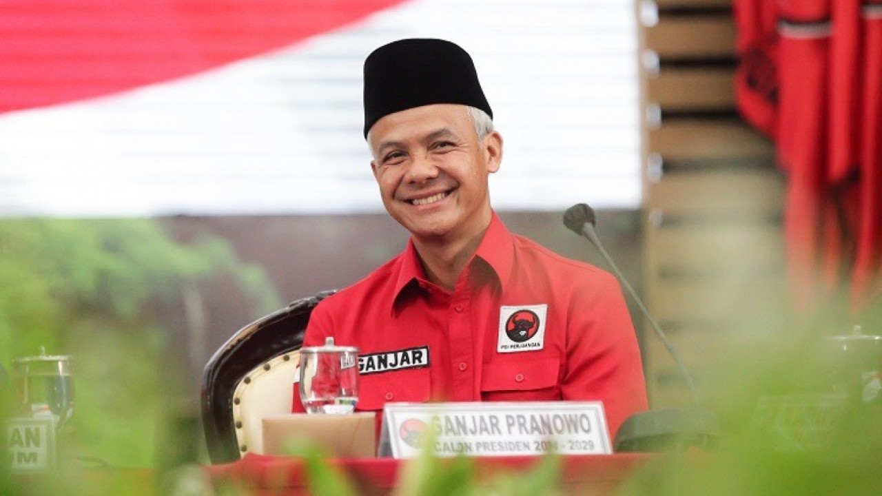 Bakal calon presiden Ganjar Pranowo.