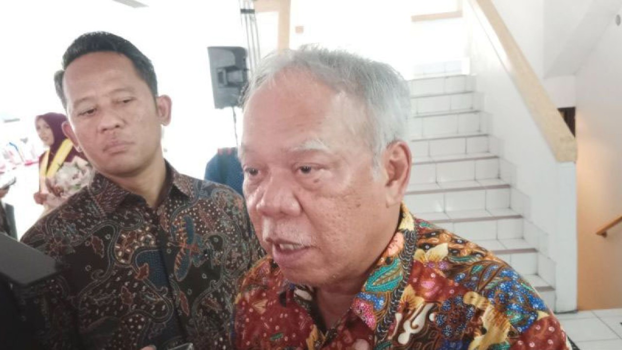 Menteri Pekerjaan Umum dan Perumahan Rakyat (PUPR) Basuki Hadimuljono. ANTARA/Luqman Hakim.