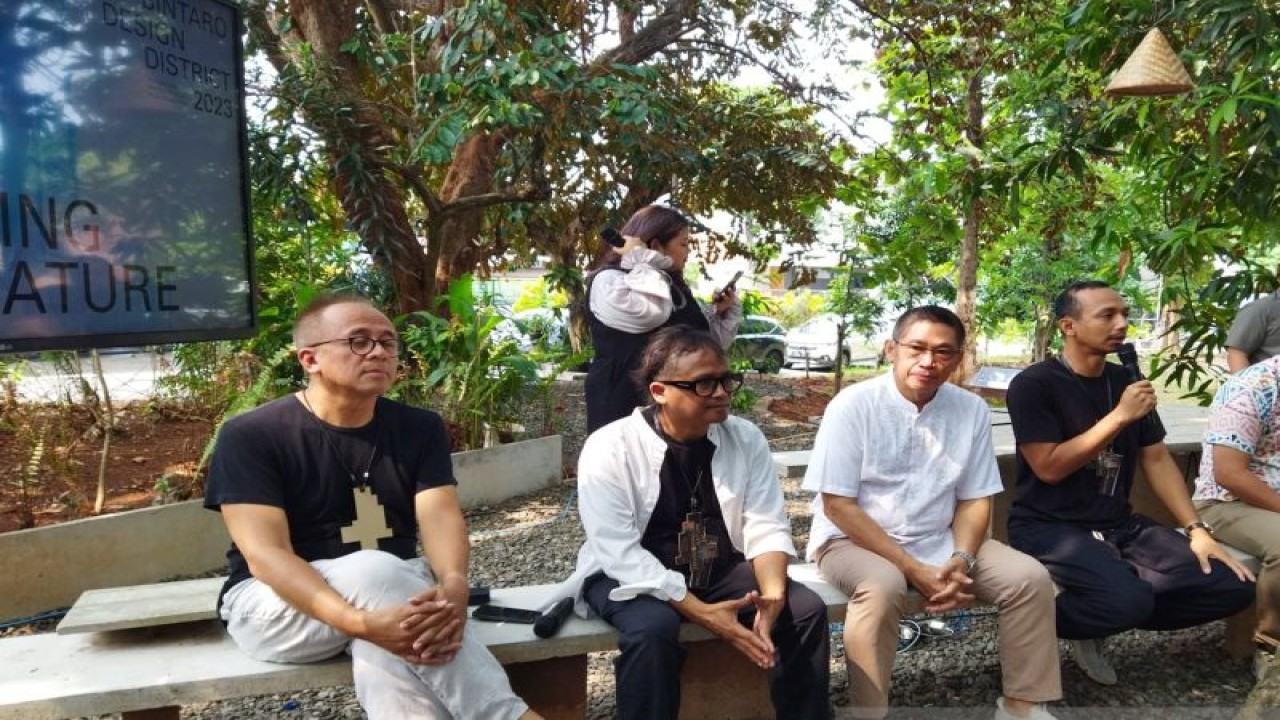 Suasana konferensi pers pembukaan Bintaro Design District (BDD) 2023 di Jakarta, Rabu (8/11/2023). ANTARA/Benardy Ferdiansyah