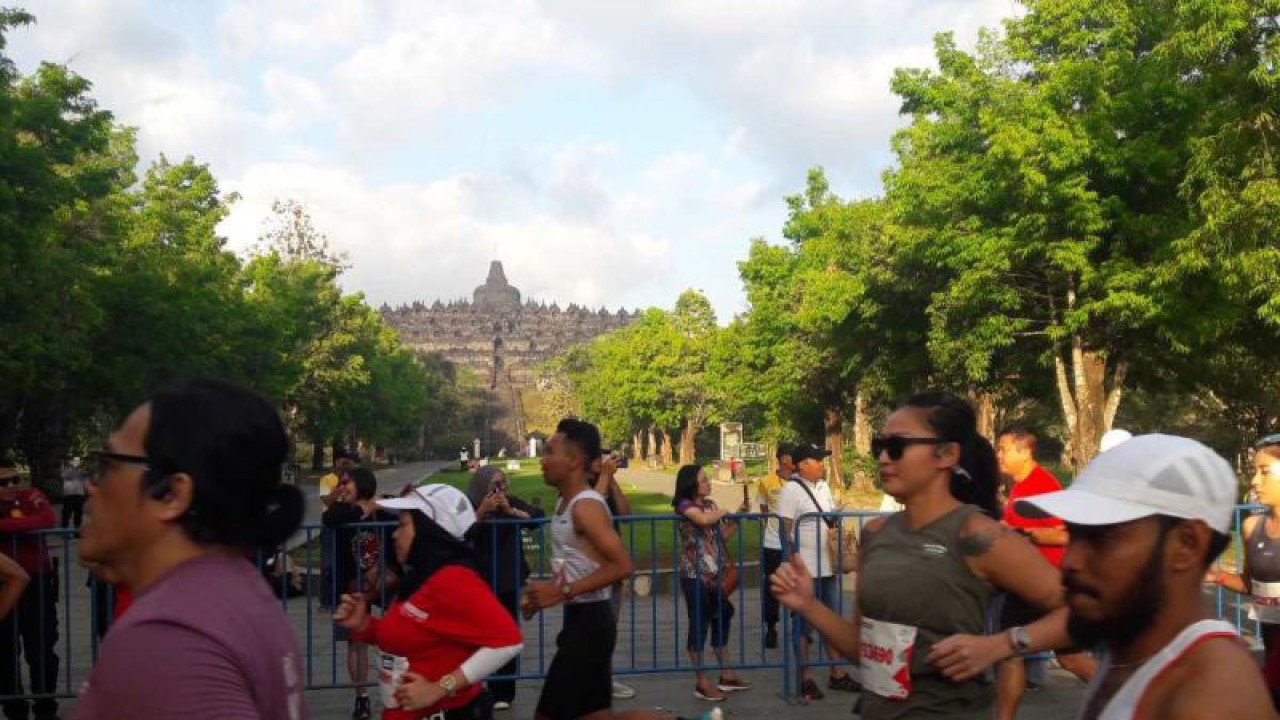 Borobudur Maraton di Kabupaten Magelang. ANTARA/Heru Suyitno