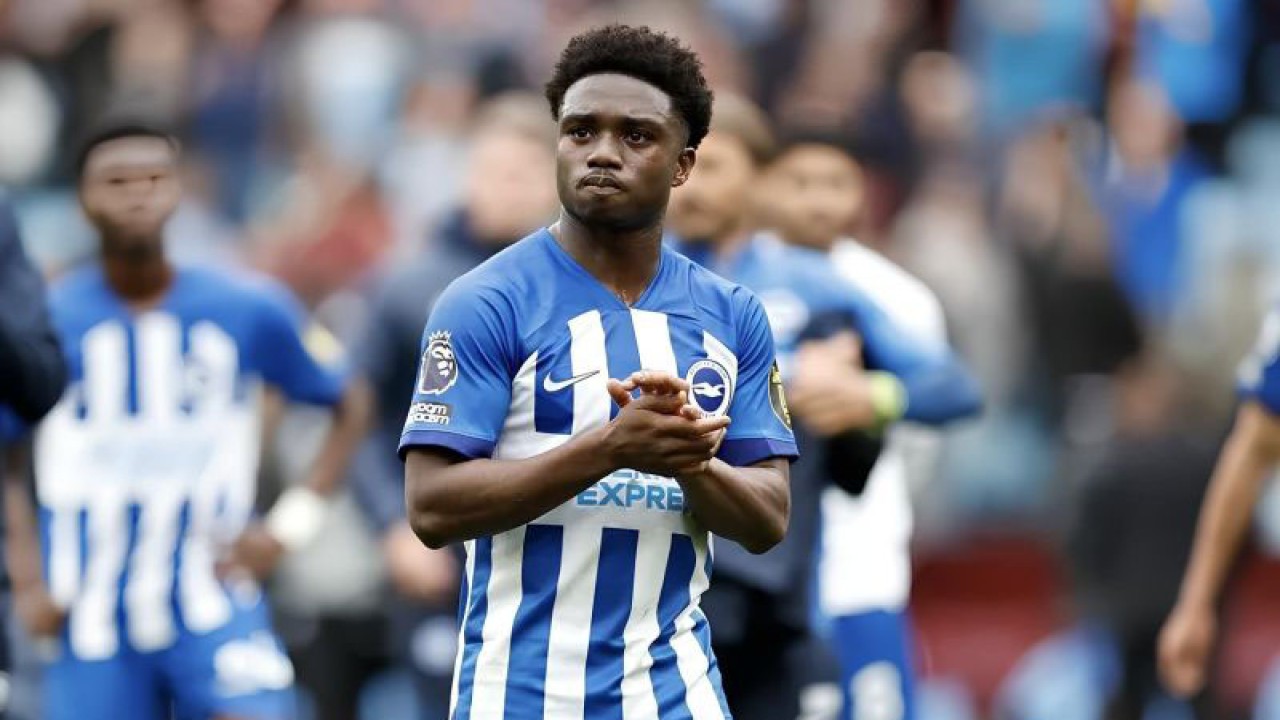 Pemain Brighton & Hove Albion Tariq Lamptey (ANTARA/Brighton/Paul Hazlewood)