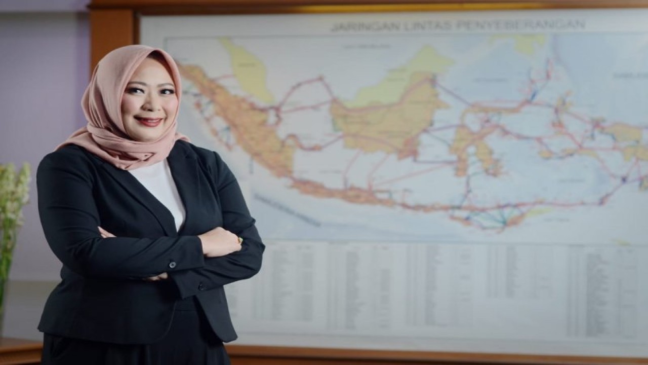 Corporate Secretary PT ASDP Indonesia Ferry (Persero) Shelvy Arifin (Antaralampung.com/HO)