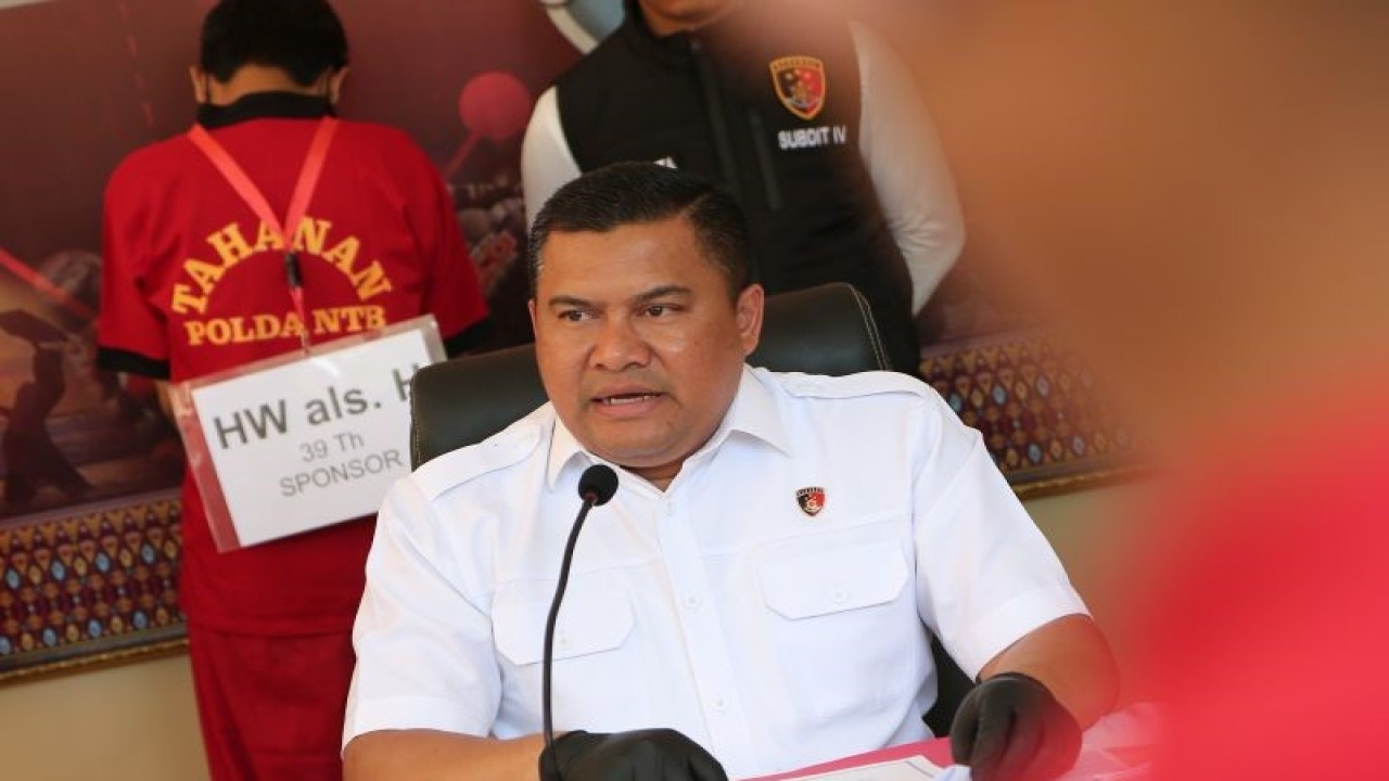 Dirreskrimum Polda NTB Kombes Pol. Teddy Ristiawan. (ANTARA/Dhimas B.P.)