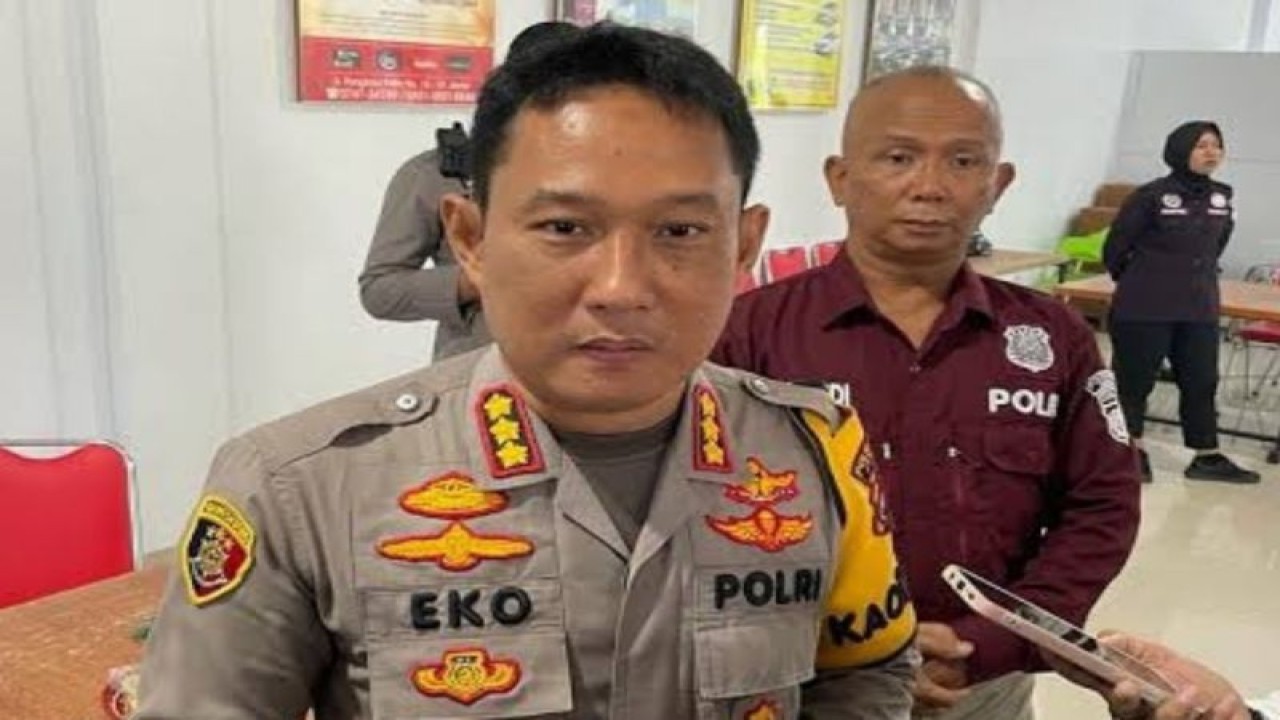 Kapolresta Jambi Kombes Pol Eko Wahyudi di Jambi (ANTARA/HO-Polresta Jambi)