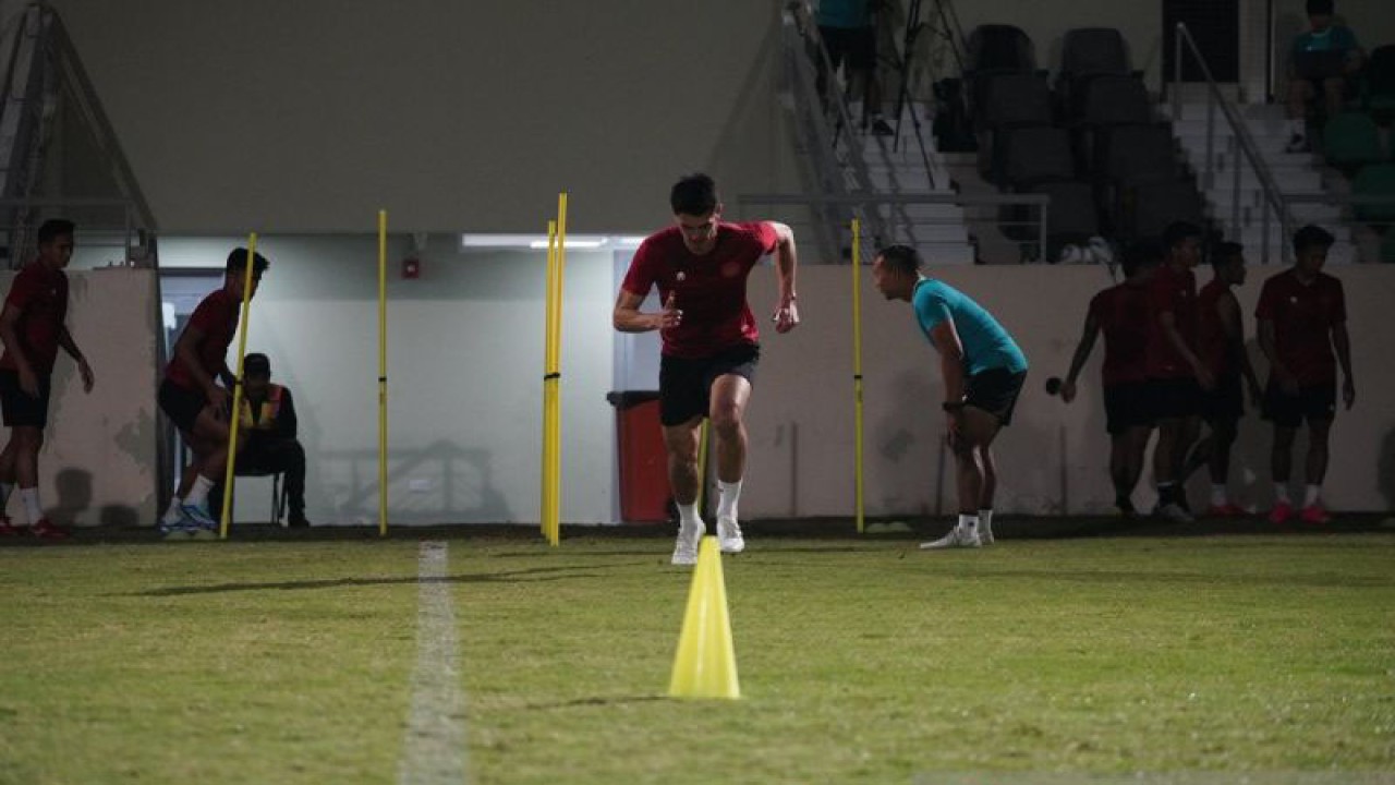 Pemain timnas Indonesia Elkan Baggot (ANTARA/Ho/PSSI)