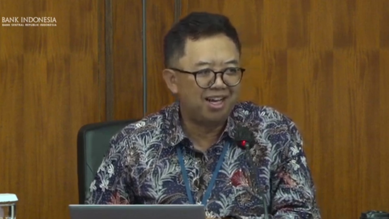 Direktur Eksekutif Departemen Komunikasi Bank Indonesia (BI) Erwin Haryono. (ANTARA/Martha Herlinawati Simanjuntak.)