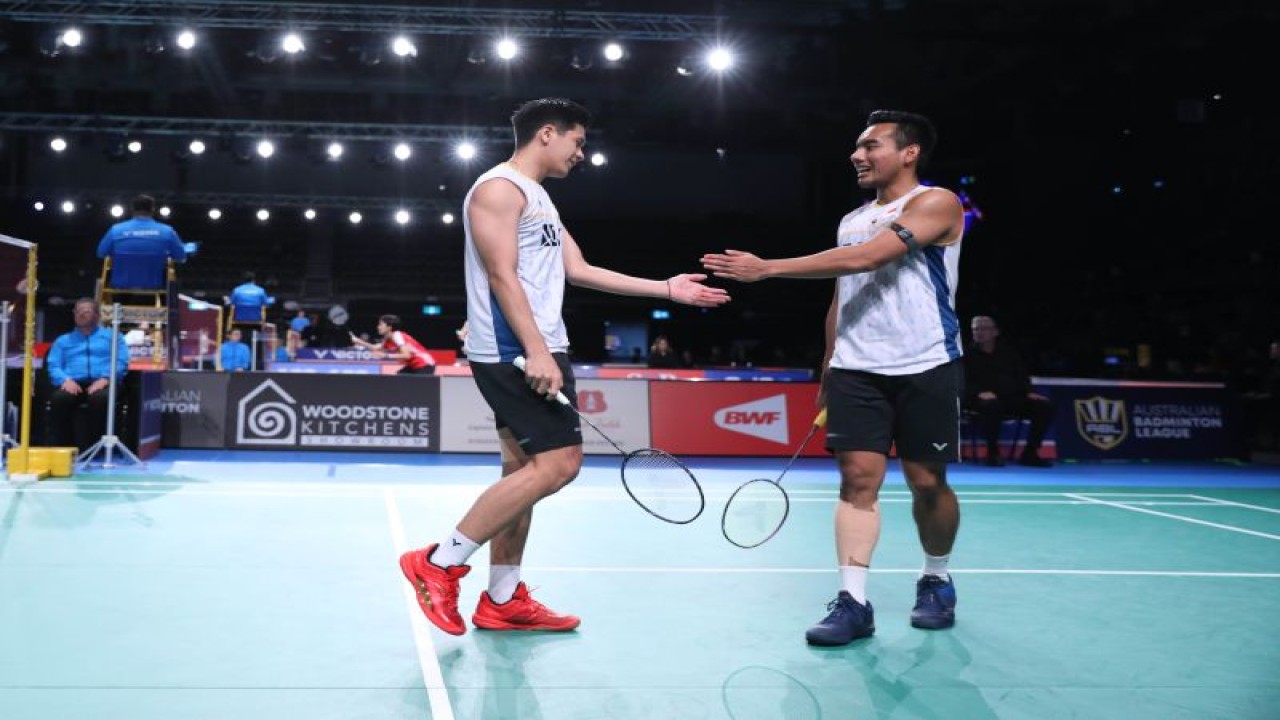 Ganda putra Indonesia Pramudya Kusumawardana/Yeremia Erich Yoche Yacob Rambitan (ANTARA/HO-PP PBSI)