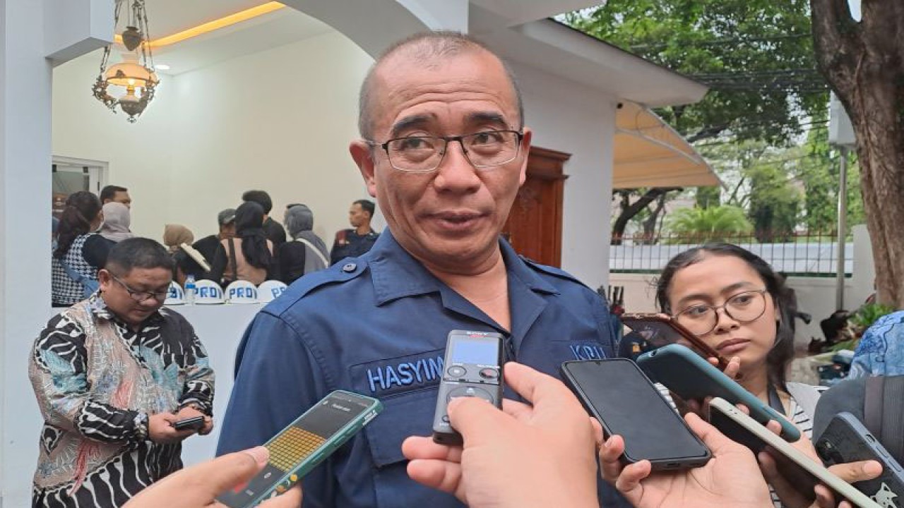 Ketua KPU RI Hasyim Asy'ari. ANTARA/Aprillio Abdullah Akbar