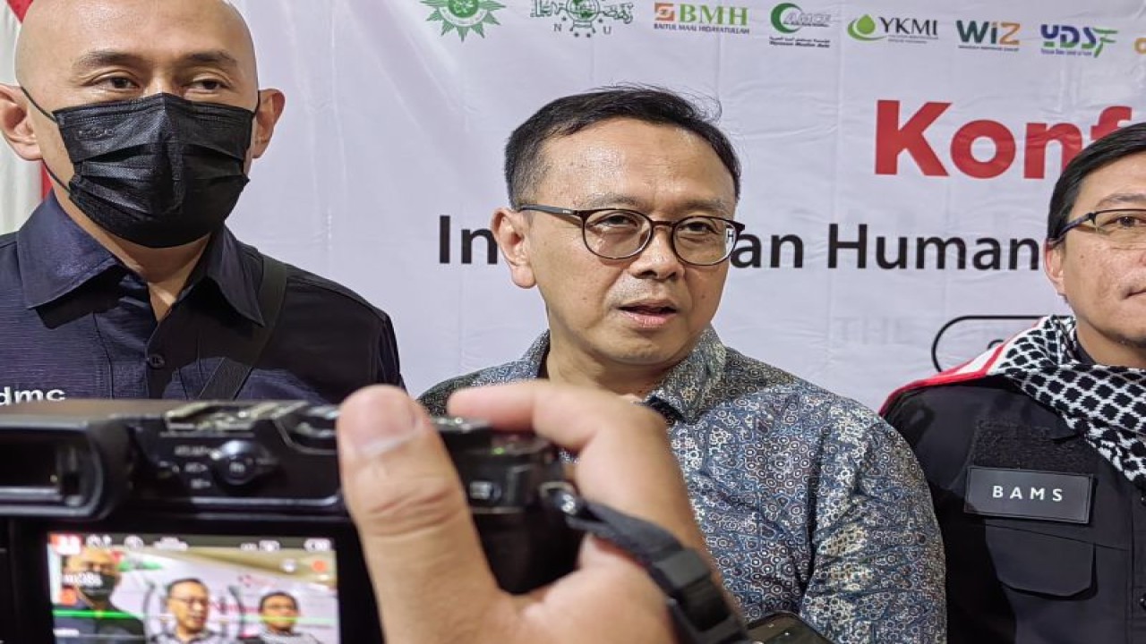 Ketua Indonesian Humanitarian Alliance (IHA) M. Ali Yusuf. (ANTARA/Asep Firmansyah)