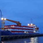 Ilustrasi kapal pengangkut logistik dan material melalui program tol laut. (ANTARA/HO-Kemenhub)-1700126180