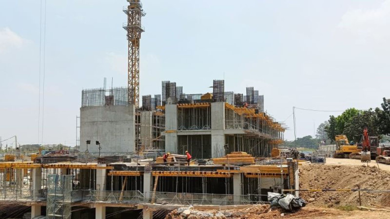 Sektor konstruksi masih menjadi daya tarik investasi. ANTARA/Ganet