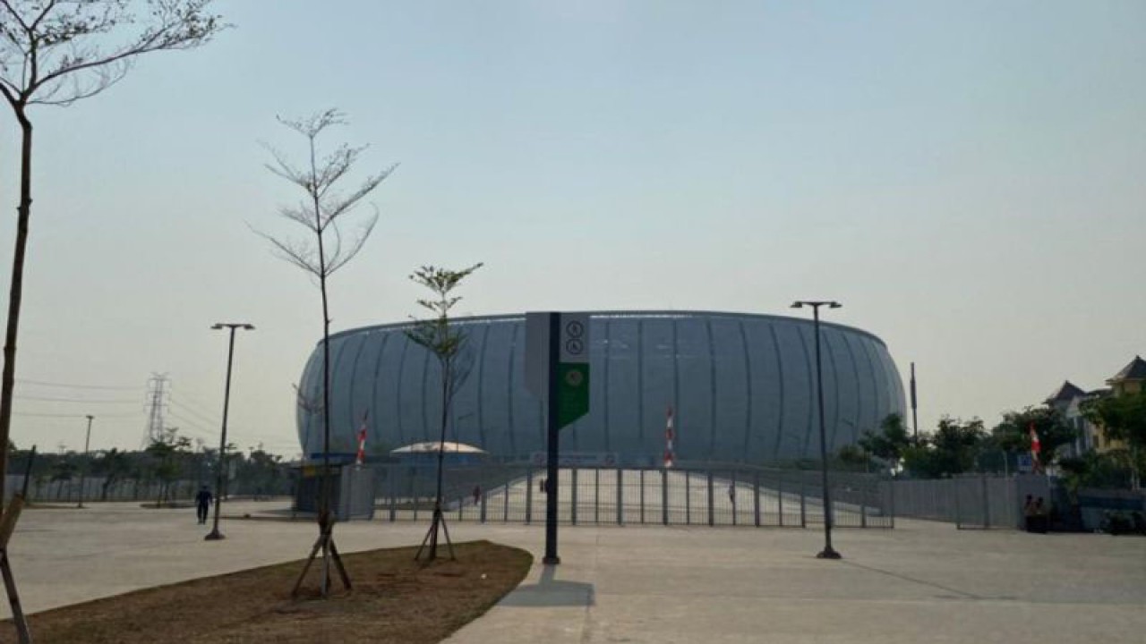 Jakarta International Stadium (JIS) di Tanjung Priok, Jakarta Utara, Rabu (23/8/2023). ANTARA/Luthfia Miranda Putri
