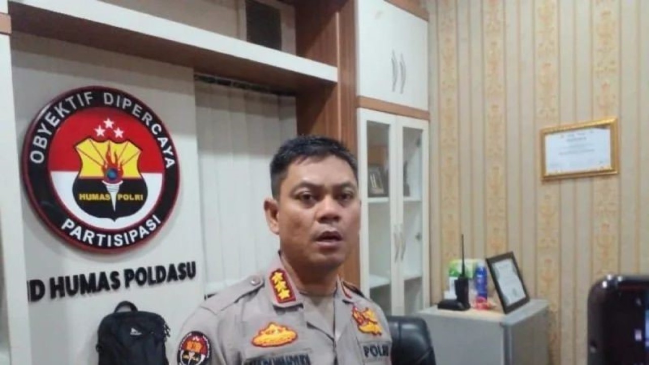 Kabid Humas Polda Sumut Kombes Pol Hadi Wahyudi. (ANTARA/M Sahbainy Nasution)