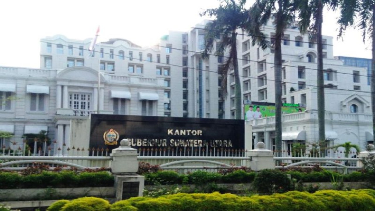 Kantor Gubernur Sumatera Utara (ANTARA/HO)