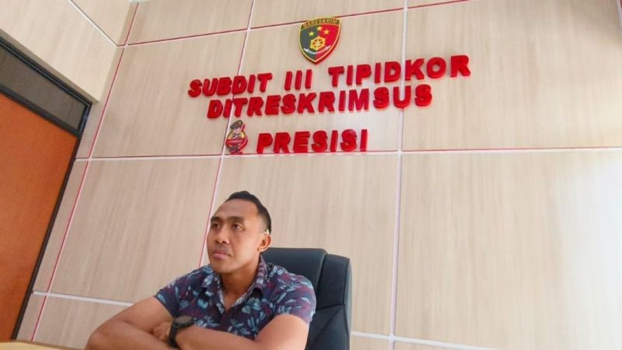 Kasubdit III Tipidkor Ditreskrimsus Polda Sultra Kompol I Gede Pranata Wiguna, (ANTARA/La Ode Muh Deden Saputra)
