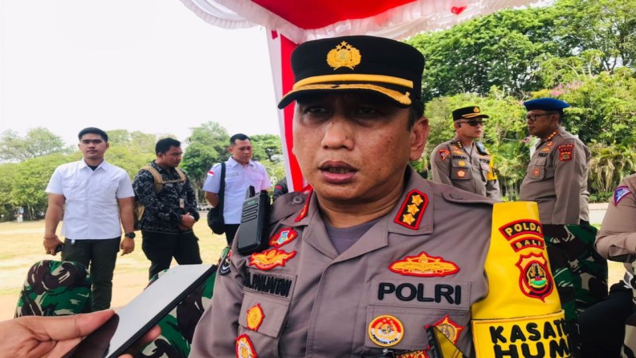Kepala Bidang Hubungan Masyarakat Kepolisian Daerah Bali Komisaris Besar Polisi Jansen Avitus Panjaitan. ANTARA/Rolandus Nampu