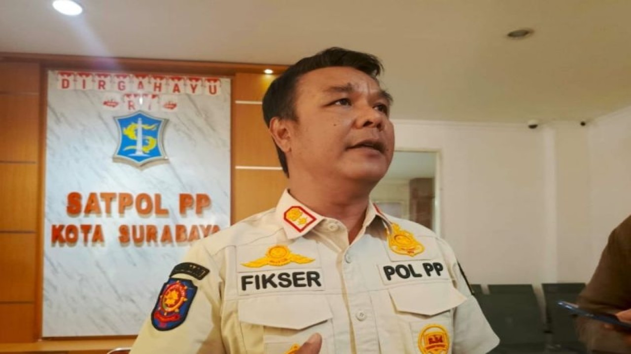 Kepala Satpol PP Kota Surabaya M. Fikser. ANTARA/HO-Diskominfo Surabaya