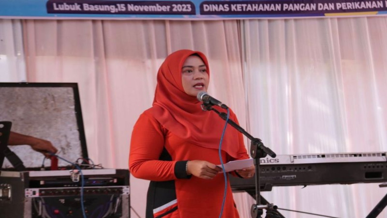 Ketua Forikan Agam Ny Yeni Andri Warman. ANTARA/HO-Diskominfo Agam