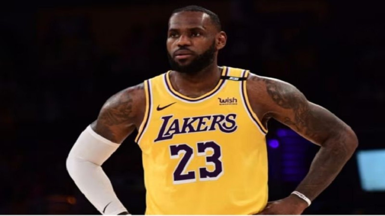 LeBron James kembali mengenakan nomor 23 untuk Los Angeles Lakers. ANTARA/HO-NBA