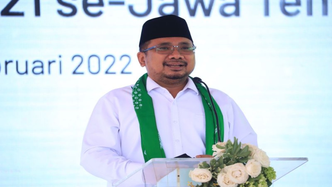 Menteri Agama Yaqut Cholil Qoumas. (ANTARA/HO-Kemenag)