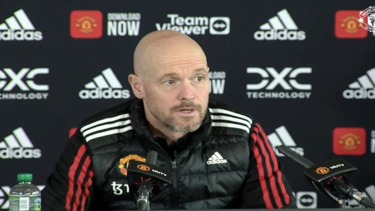 Manajer Manchester United Erik Ten Hag. ANTARA/Manchester United