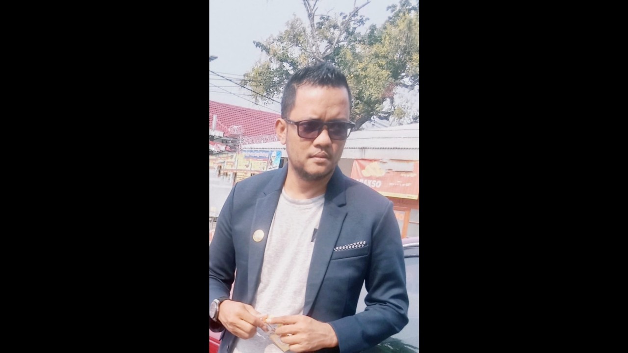 Ketua Repdem Lampung Napoleon Oktober Bonaparte. (ANTARA/RENO E)