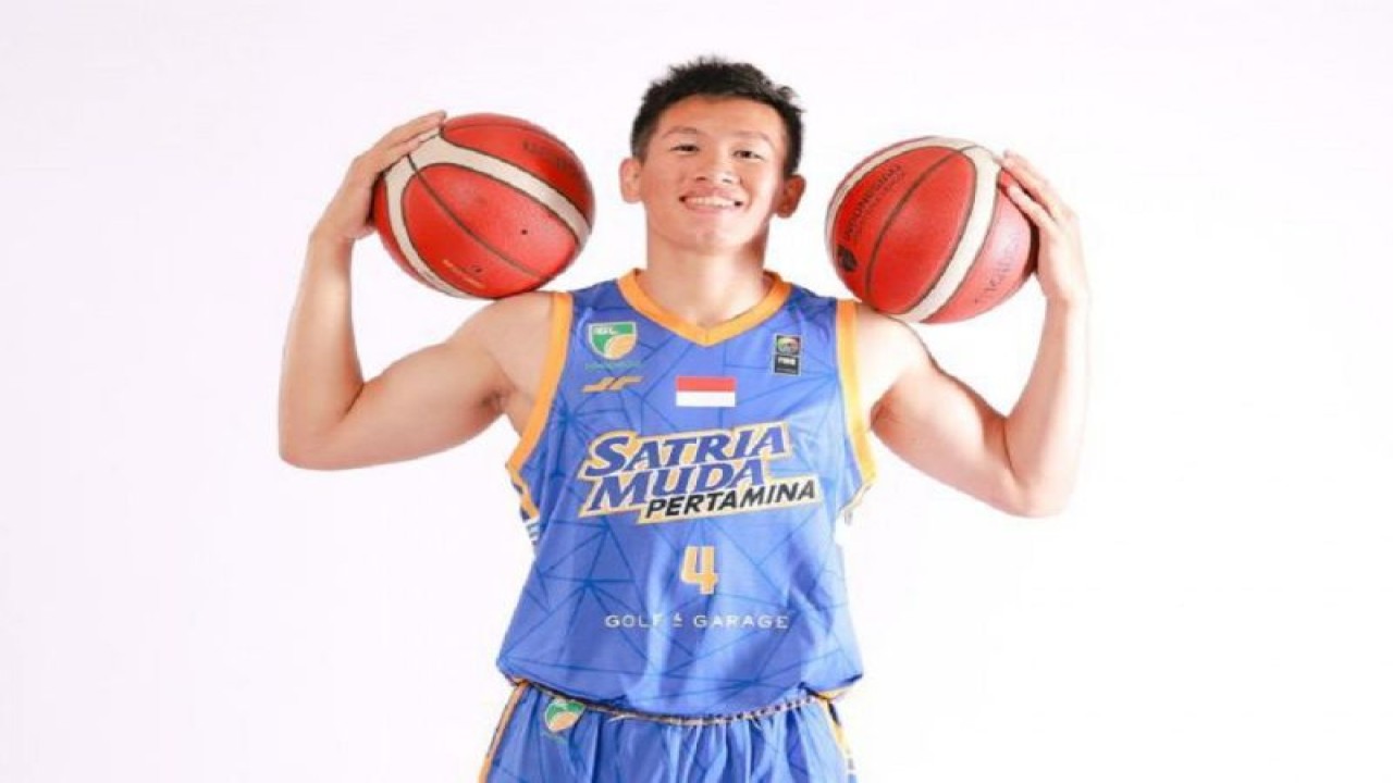 Pemain baru Satria Muda Pertamina Jakarta Abraham Damar Grahita. ANTARA/HO-IBL