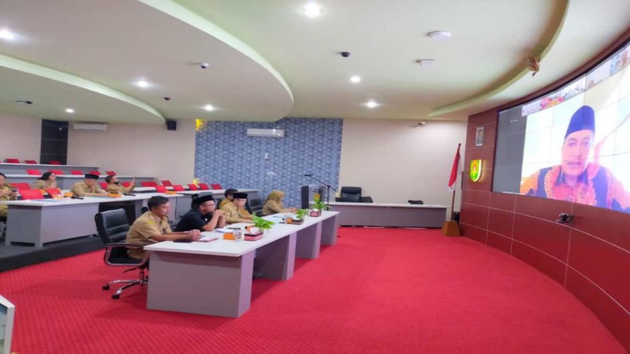 Bupati Magelang Zaenal Arifin di Magelang, Selasa, menyampaikan, kegiatan Rakor pengendalian operasional kegiatan. ANTARA/HO - Bagian Prokompim Kabupaten Magelang