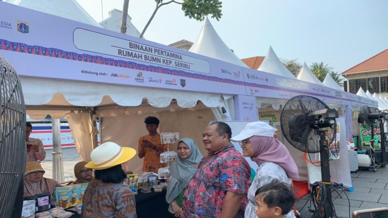 Acara Harvesting Gerakan Nasional Bangga Buatan Indonesia dan Bangga Berwisata di Indonesia (BBI-BBWI) Jakarta 2023 di Taman Fatahilah, Kota Tua, Jakarta, pada 18-19 November 2023. ANTARA/HO-PT Pertamina (Persero)