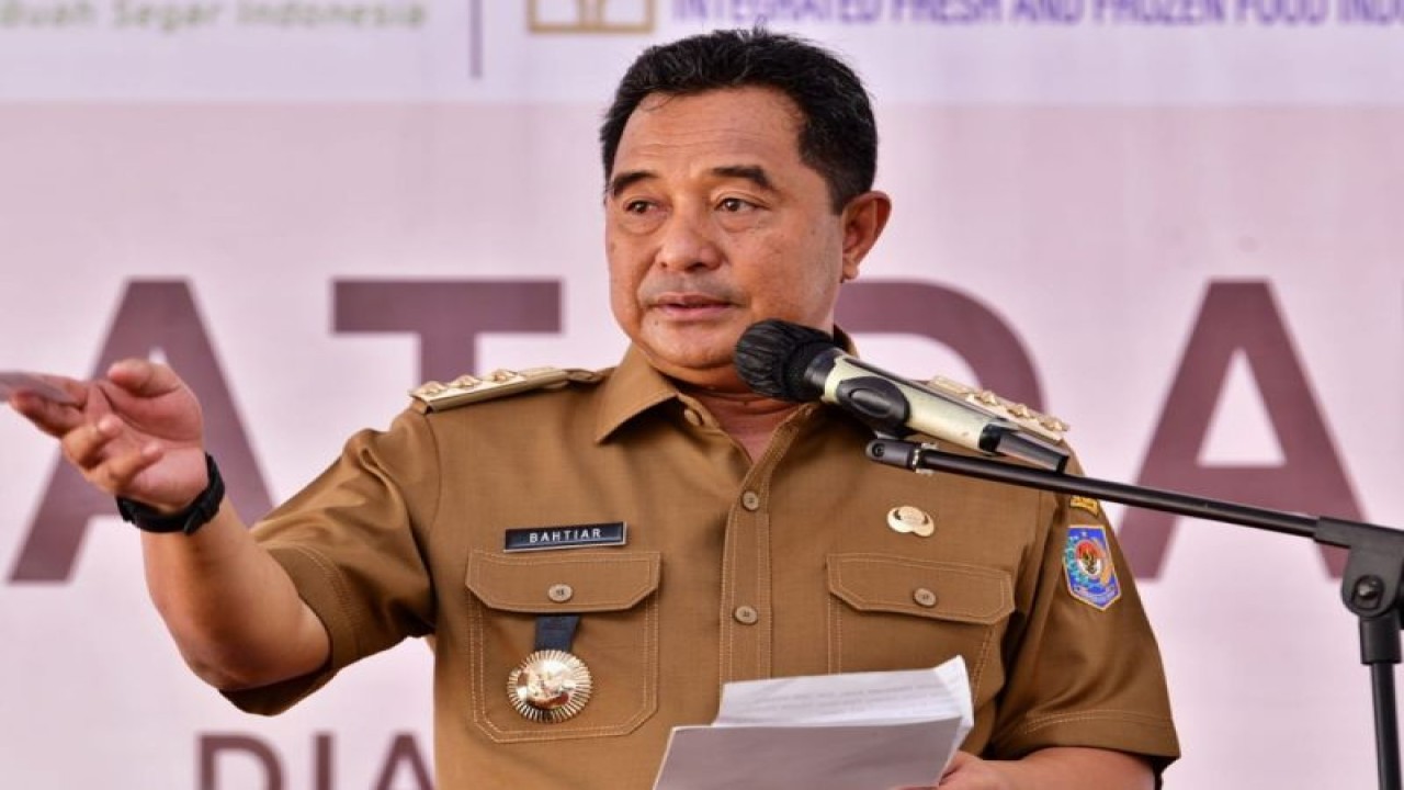 Pj Gubernur Sulsel Bahtiar Baharuddin di Makassar, Selasa (14/11/2023). ANTARA/HO-Humas Pemprov Sulsel