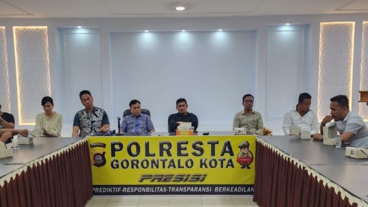 Suasana sosialisasi aturan jaminan fidusia kepada pihak finance yang berlangsung di aula Wira Pratama Polresta Gorontalo Kota. (ANTARA/HO-Humas Polresta)