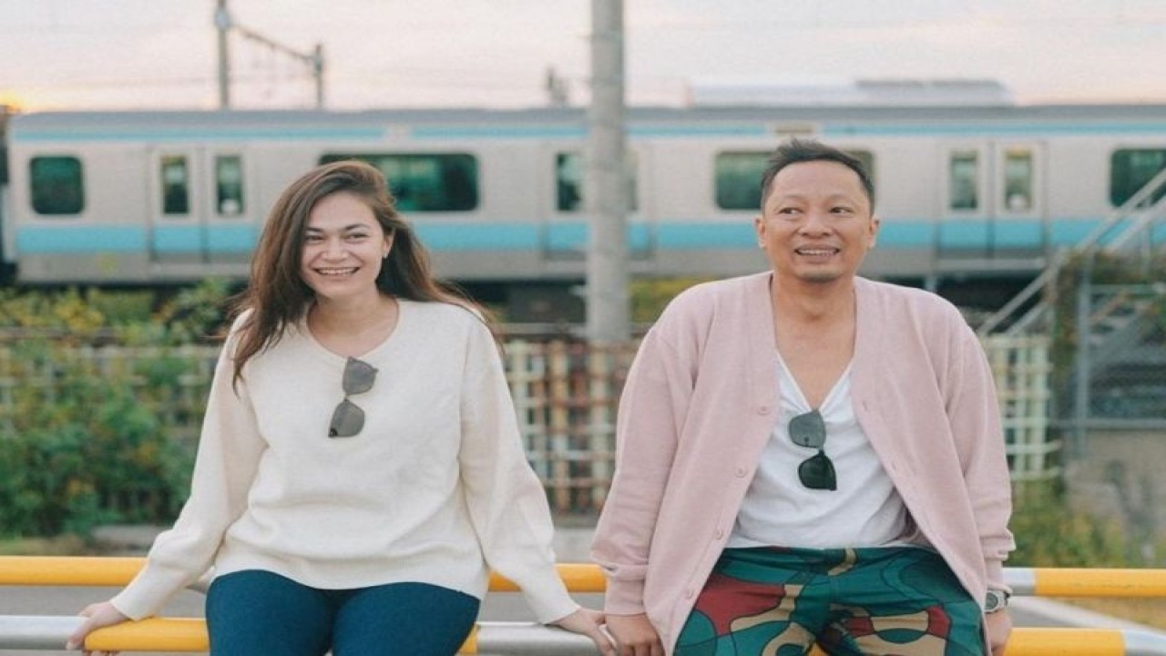 Pemain film Ringgo Agus Rahman dan istri Sabai Morscheck (ANTARA/Instagram/ringgoagus)