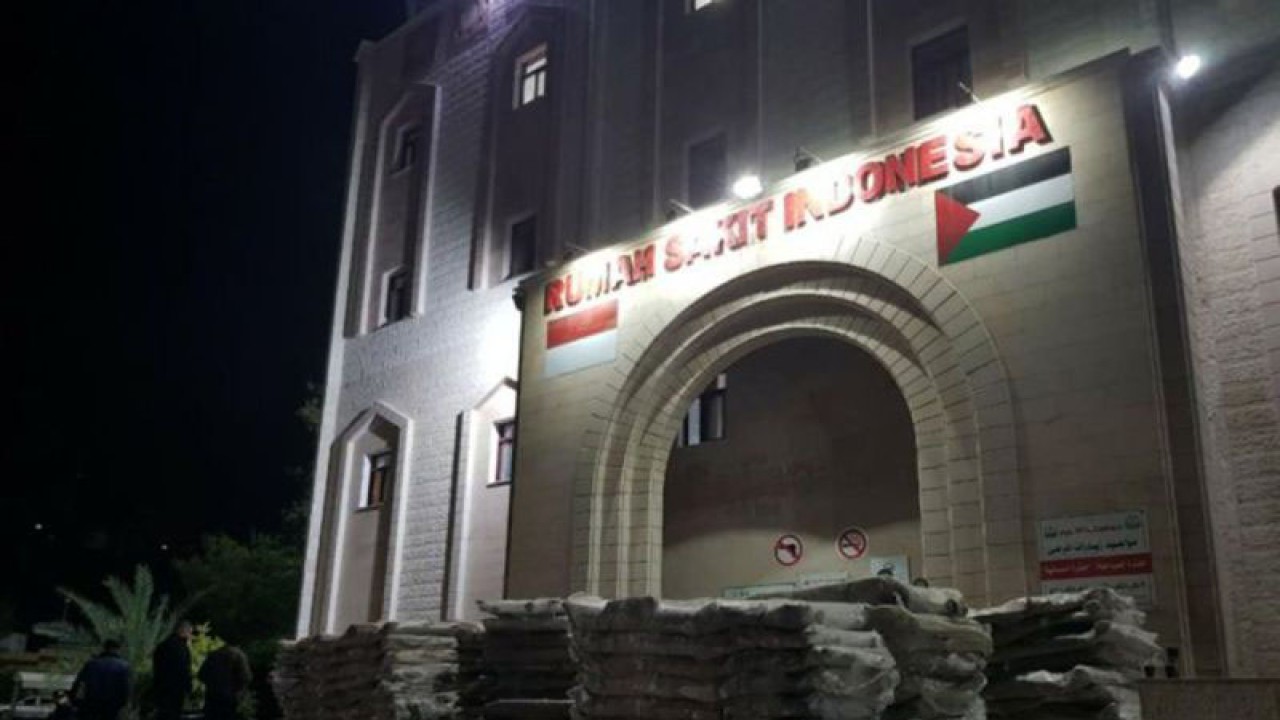 Rumah Sakit Indonesia di Gaza, Palestina. ANTARA/HO-MER-C/pri. (ANTARA/HO-MER-C)