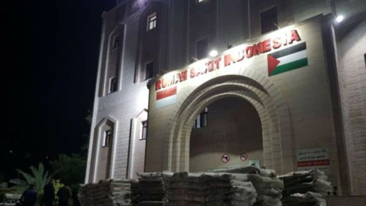 Rumah Sakit Indonesia di Gaza, Palestina. (ANTARA/HO-MER-C/pri.)